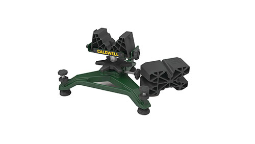 Caldwell Rock Rest, Rock 2 med bakre stöd erbjuder stabilitet och precision för skytte, perfekt för både träning och tävling.